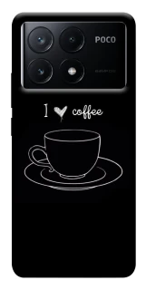 Чехол на Xiaomi Poco X6 Black coffee фото 1 из 1