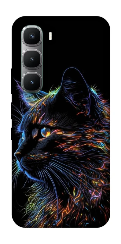 Чохол на Infinix Hot 60 Pro Чорний кіт фото 1 з 1