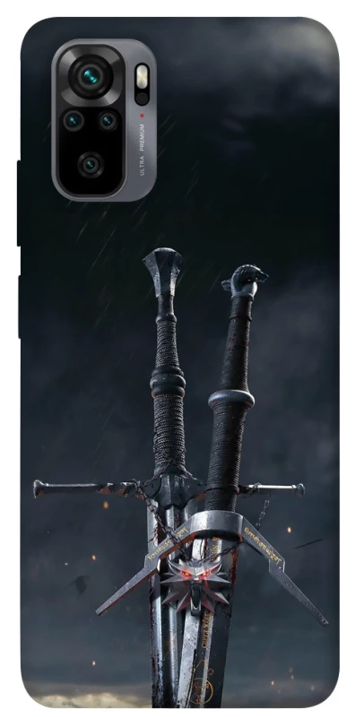 Чехол на Xiaomi Poco M5s Мечи Ведьмака фото 1 из 1