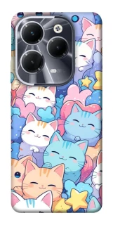 Чехол на Infinix Hot 40 Funny Kittens ver.3 фото 1 из 1