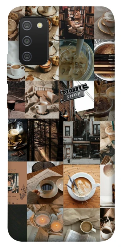 Чохол на Samsung Galaxy A02s Coffee collage ver.3 фото 1 з 1