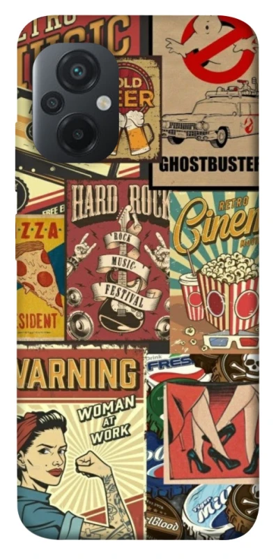 Чохол на Xiaomi Poco M5 Retro collage ver.2 фото 1 з 1