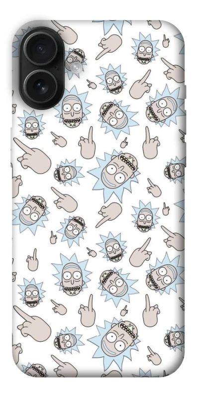 Чехол на Apple iPhone 16 Plus Rick and Morty style фото 1 из 1