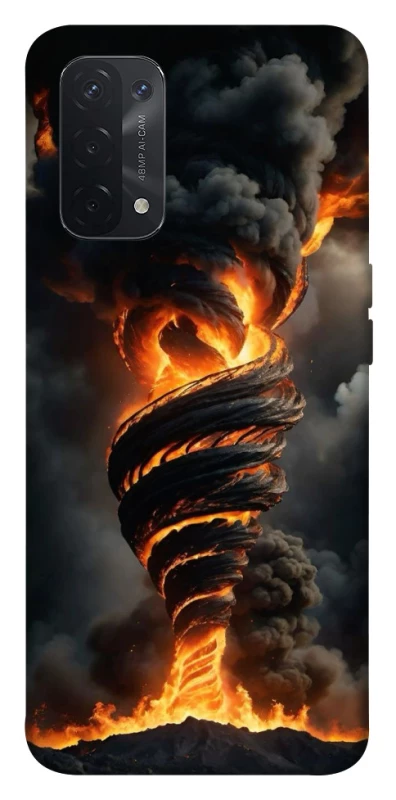 Чехол на Oppo A54 5G / A74 5G Огненный торнадо фото 1 из 1