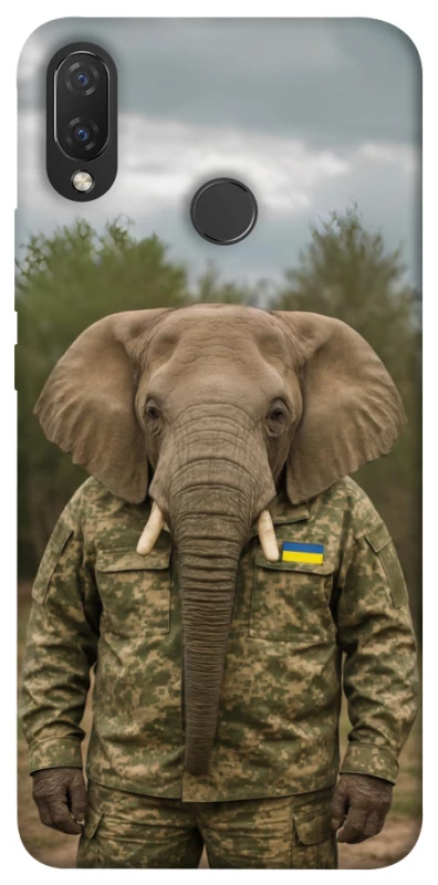 Чохол на Huawei P Smart+ (nova 3i) Слон захисник фото 1 з 1