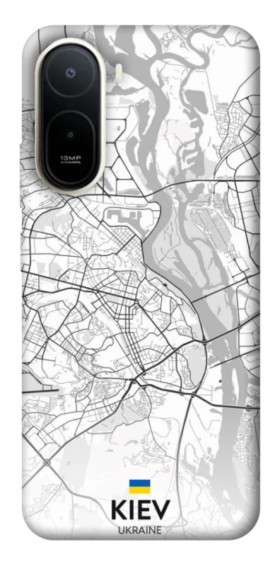 Чохол на Xiaomi Redmi A7 Pro 4G Kiev white map фото 2 з 2