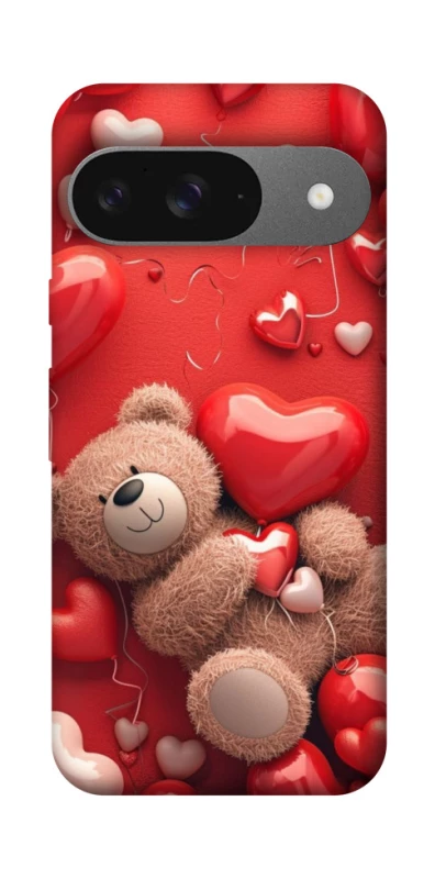 Чохол на Google Pixel 10 bear in hearts фото 1 з 1
