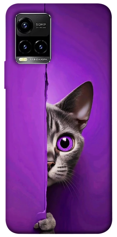 Чохол на Vivo Y21 / Y33s Кіт-підглядач фото 1 з 1