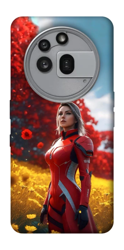 Чехол на Nothing Phone (3a) Pro Cyber space girl ver.5 фото 1 из 1