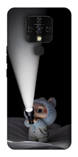 Чохол на TECNO Camon 16 SE Labubu with flashlight ver.3 фото 1 з 1