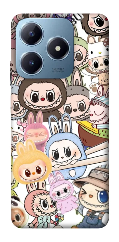 Чохол на Realme C63 All Labubus фото 1 з 1