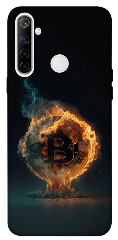 Чохол на Realme 6i Fire Bitcoin фото 1 з 1