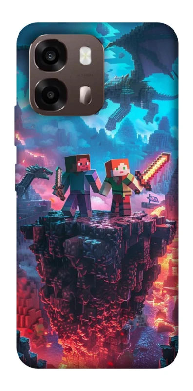 Чохол на Oppo A6 Minecraft v3 фото 1 з 2