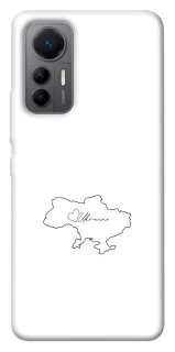 Чохол на Xiaomi 12 Lite Ukraine map фото 1 з 1