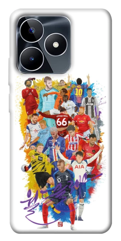 Чехол на Realme C53 Football Abstract v2 фото 1 из 1
