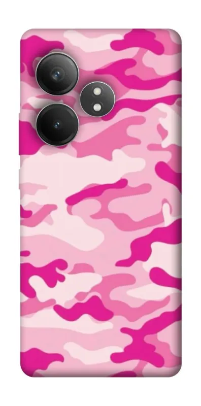 Чехол на Realme GT Neo 6 SE camouflage pink фото 1 из 1