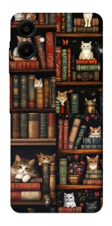 Чехол на Samsung Galaxy A06 Cats & Books фото 1 из 1