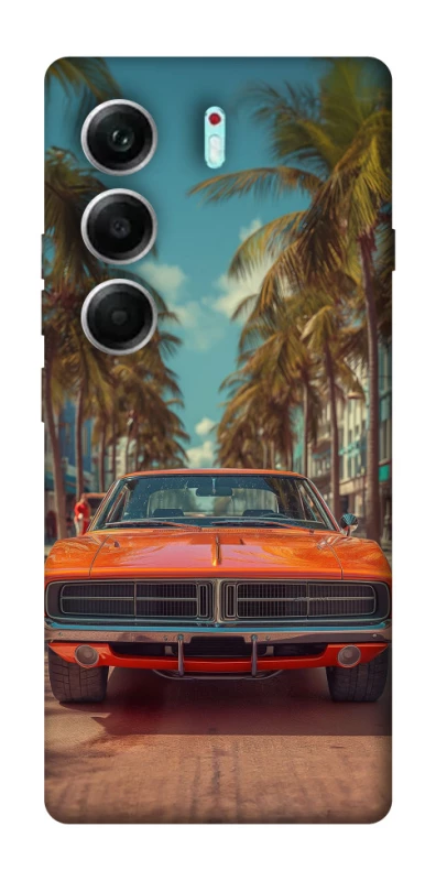 Чехол на Tecno Camon 40 Pro Tropical car фото 1 Чехол на Tecno Camon 40 Pro Tropical car фото 1 из 1