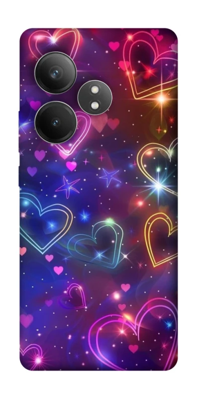 Чохол на Realme GT Neo 6 Drawn hearts фото 1 з 1