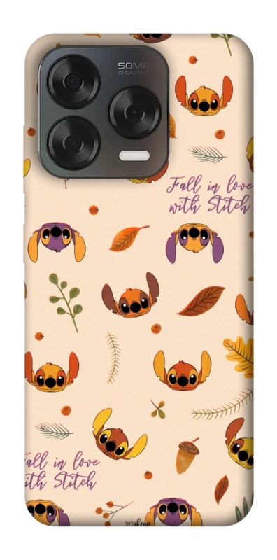 Чехол на ZTE Blade V70 Design Fall in love with Stitch фото 1 из 2