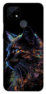 Чохол на Realme C21 Чорний кіт фото 1 з 1