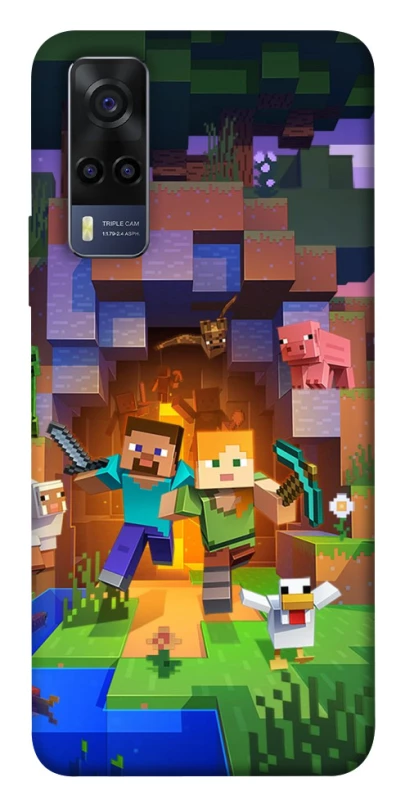 Чохол на Vivo Y53s Minecraft game фото 1 з 1