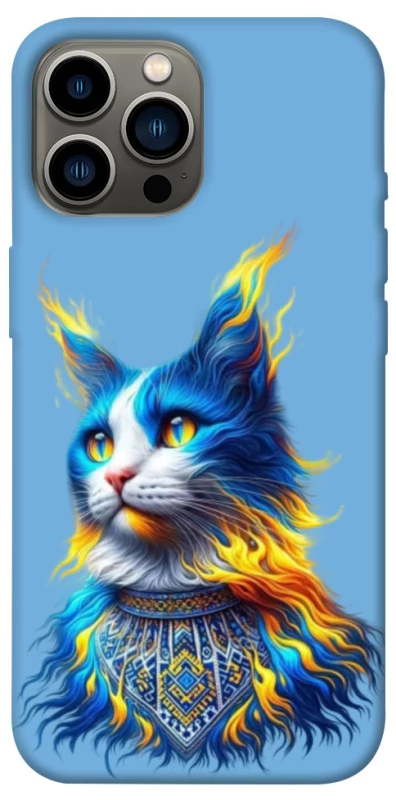 Чохол на Apple iPhone 12 Pro Max (6.7") Кіт патріот фото 1 з 1