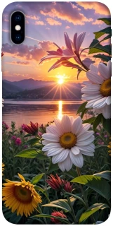 Чохол на Apple iPhone X (5.8") Flowers v31 фото 1 з 1