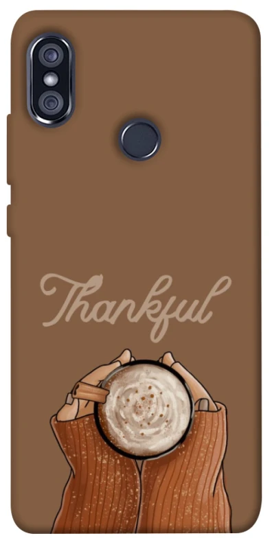 Чехол на Xiaomi Redmi Note 5 Pro / Note 5 (AI Dual Camera) Thankful coffee фото 1 из 1