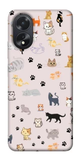 Чехол на Oppo A18 Cat style ver.1 фото 1 из 1