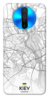 Чохол на Xiaomi Redmi K30 Kiev white map фото 1 з 1