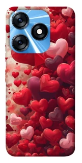 Чохол на TECNO Spark 10 Many hearts фото 1 з 1
