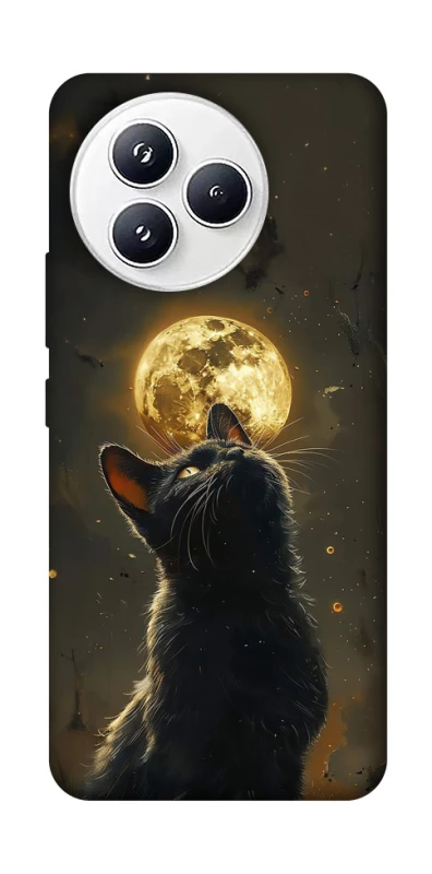 Чохол на Xiaomi Civi 5 Pro Кіт під місяцем v2 фото 1 з 1