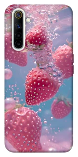 Чохол на Realme 6 Полуниця в воді фото 1 з 1