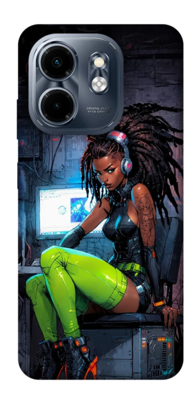 Чохол на Infinix Smart 9 4G / Hot 50i Cyber girl фото 1 з 1