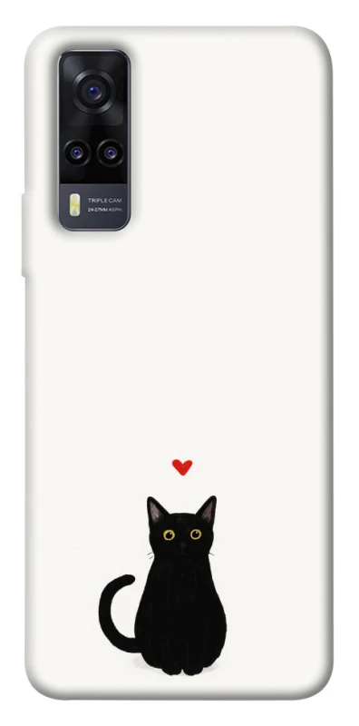 Чохол на Vivo Y31 cat in love фото 1 Чохол на Vivo Y31 cat in love фото 1 з 1