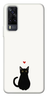 Чохол на Vivo Y31 cat in love фото 1 Чохол на Vivo Y31 cat in love фото 1 з 1