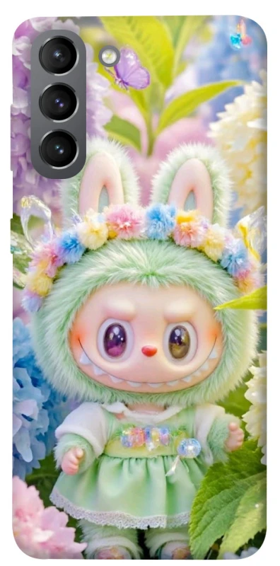 Чохол на Samsung Galaxy S21 Labubu & Flowers ver.2 фото 1 з 1