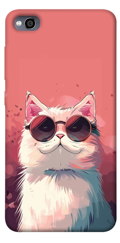 Чехол на Xiaomi Redmi 4a Сat with glasses фото 1 из 1