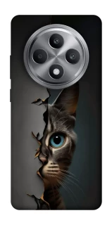 Чехол на Oppo Reno 12 F 4G Кот-подглядыватель v2 фото 1 из 1