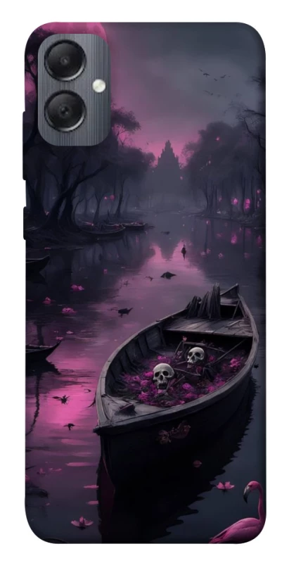 Чохол на Samsung Galaxy A05 Boat and flamingo фото 1 з 1