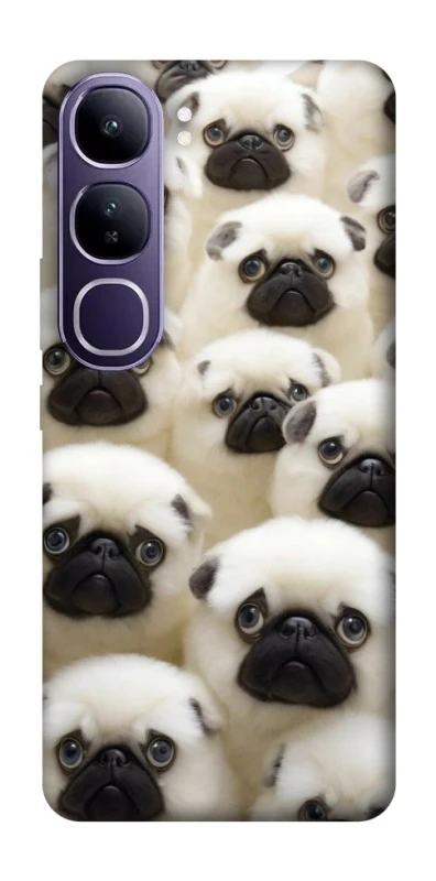 Чохол на Vivo Y300 Doggy Pug Love фото 1 з 1