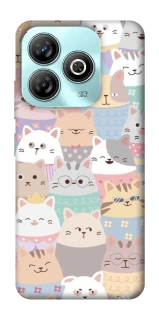 Чехол на ZTE Blade A75 4G Funny Kittens ver.2 фото 1 из 1