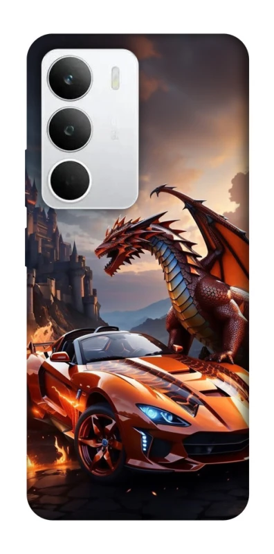 Чохол на Realme C71 Сar and dragon фото 1 з 1