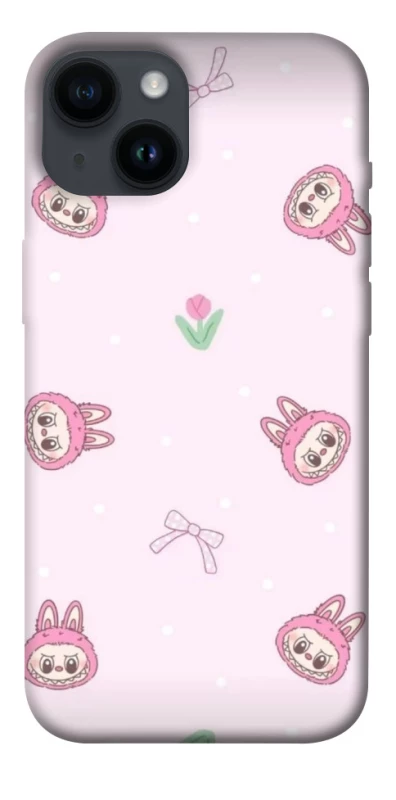 Чохол на Apple iPhone 14 (6.1") Labubu Flower фото 1 з 1