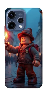 Чохол на Oppo Reno 15 Roblox Fire Logo Blue Flames фото 1 з 2