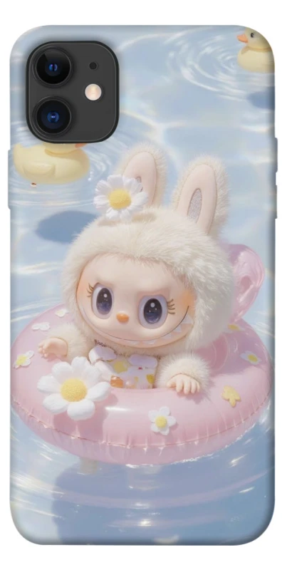 Чохол на Apple iPhone 11 (6.1") Labubu swimming фото 1 з 1