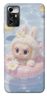 Чехол на ZTE Blade V40 Vita Labubu swimming фото 1 из 1