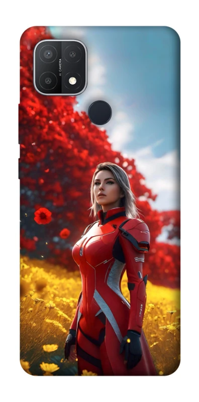 Чохол на Oppo A15s / A15 Cyber space girl ver.5 фото 1 з 1