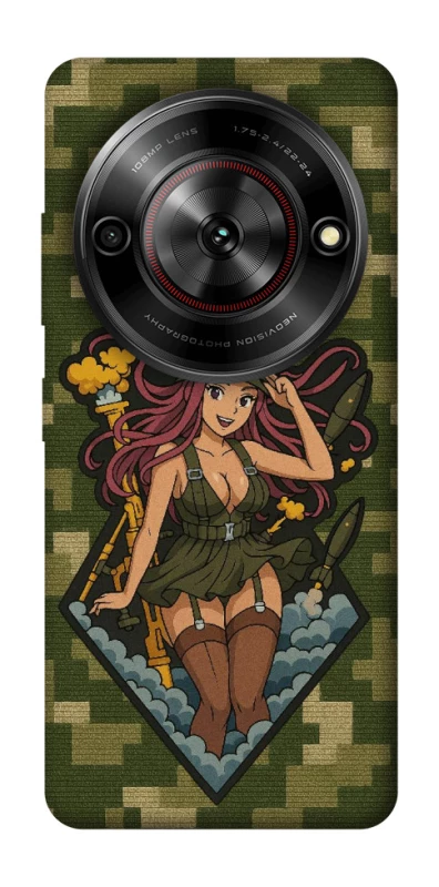 Чехол на ZTE Nubia Focus Military Waifu фото 1 из 1